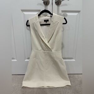 Theory Women's Ivory Mini Dress